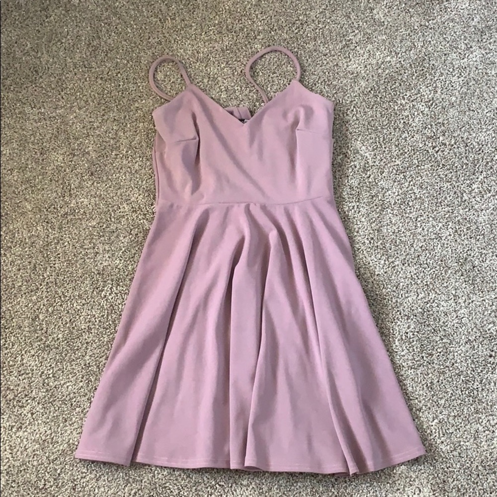 Purple dress